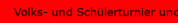 Volks- und Schülerturnier und Turnier 2020 Juni 2018